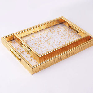 Wedding Tray Square Shape 2 Pcs Set - ardor