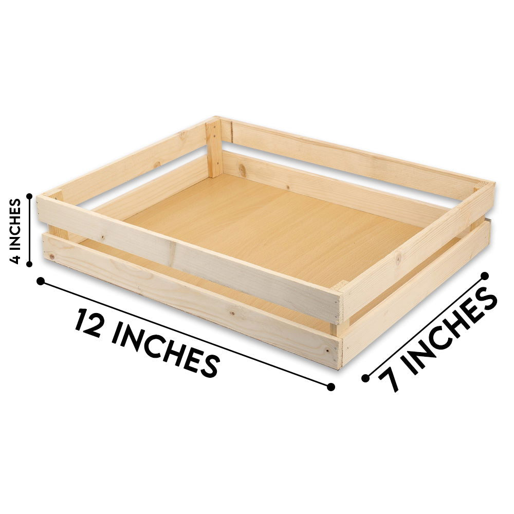 Wooden Baskets Set without Handle 5 Pcs Set - ardor