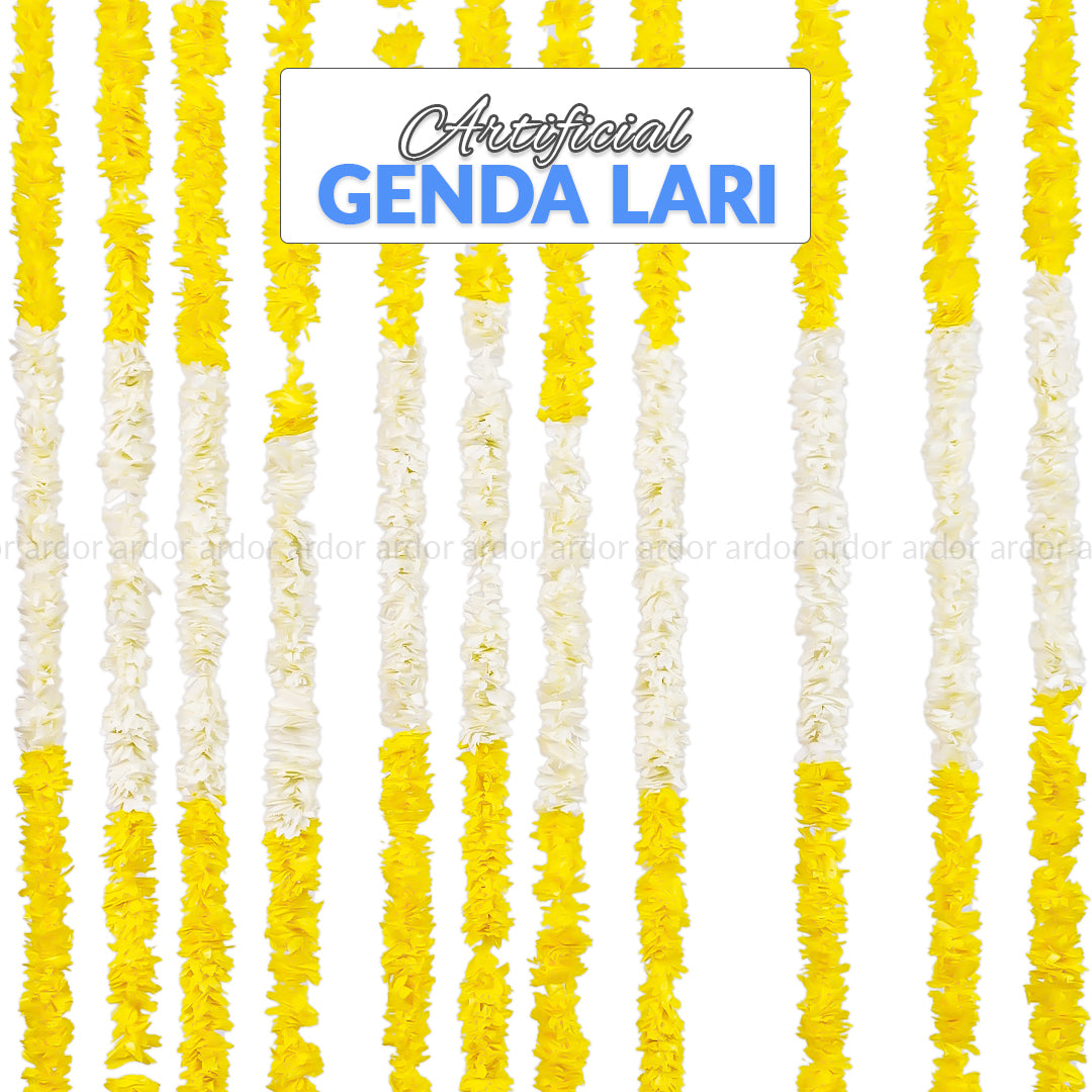 12 Pcs Artificial Flower Wedding Garland – Decorative Floral Strings