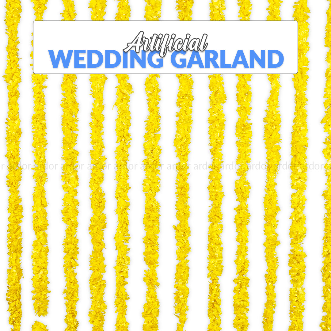 12 Pc Artificial Wedding Garland – Floral Decor for Weddings & Events