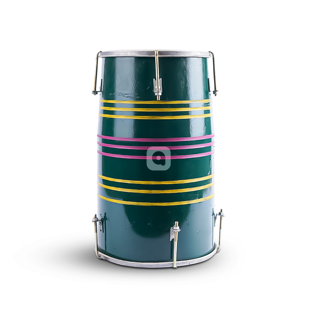 Simple Wooden Dhol – Traditional Handmade Dhol