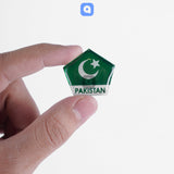 Hexagon Shaped - 14 August - Independence Day Badges
