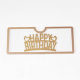 Happy Birthday Acrylic Envelopes