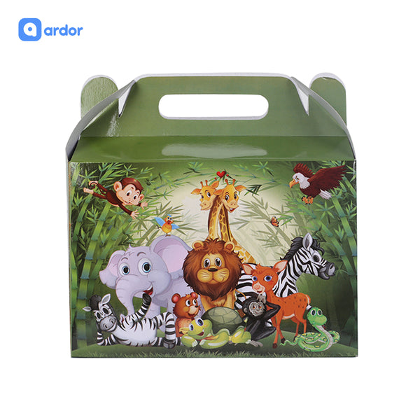 Pack of 10 Jungle Theme Goodie Boxes