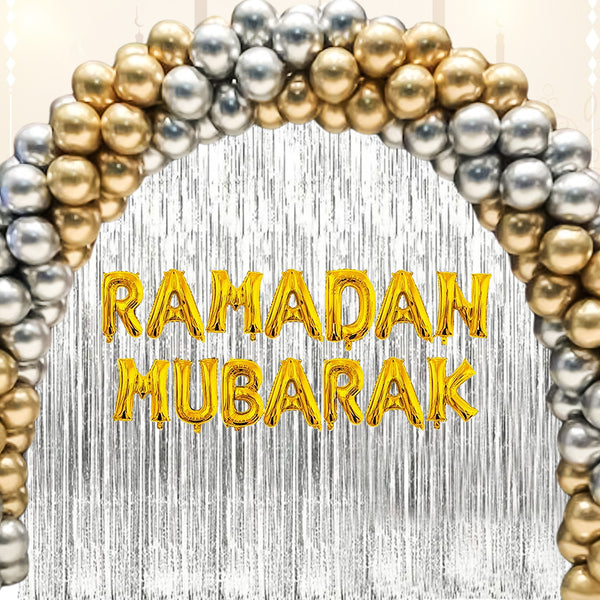 Golden & Silver Ramadan Balloon Kit Bundle