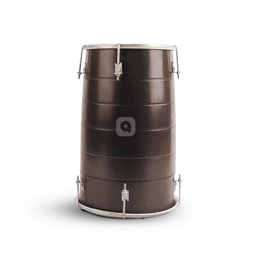 Brown Plain Wooden Dhol – Classic Traditional Dhol