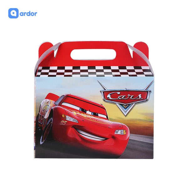 Pack of 10 Car Theme Goodie Boxes