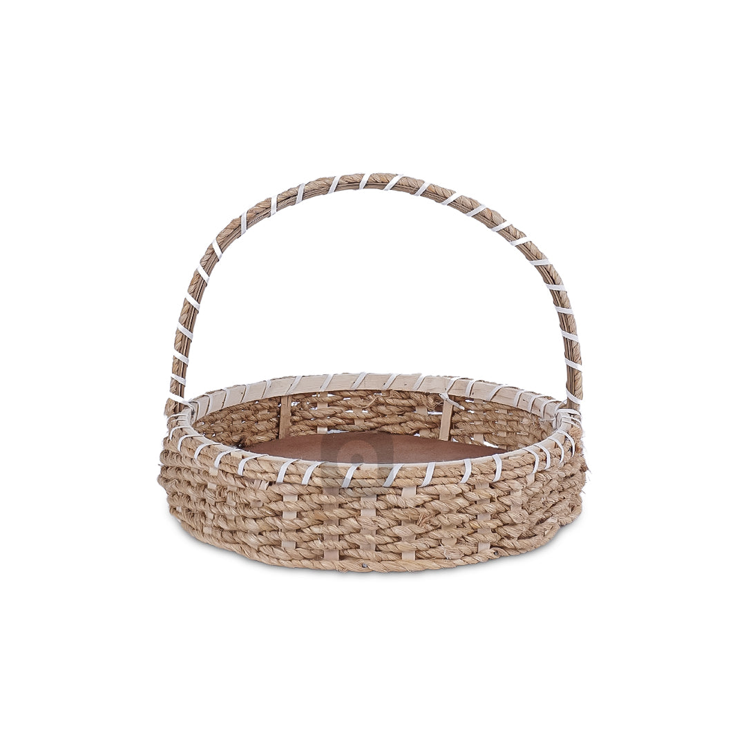 5 Pcs Set - Round Jute Baskets