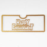 Happy Engagement Acrylic Envelopes