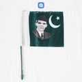Pack of 12 - Pakistan Flag – For Bike Handle or Office Table Display