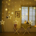 Star Curtain Fairy Lights – Decorative LED String for Parties & Home