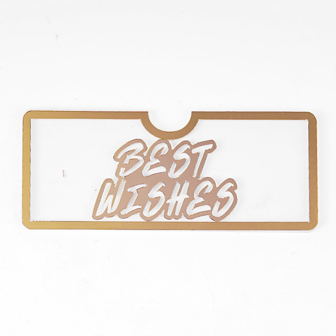 Best Wishes Acrylic Envelopes