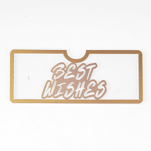 Best Wishes Acrylic Envelopes