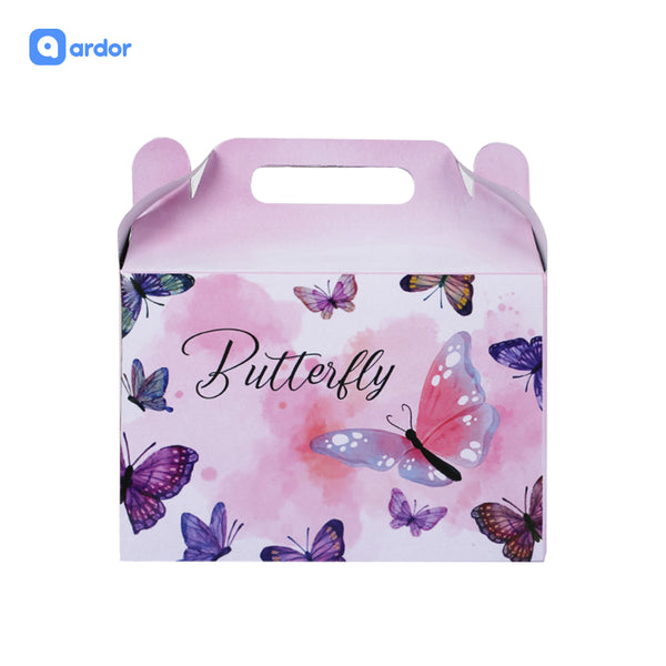 Pack of 10 Butterfly Theme Goodie Boxes