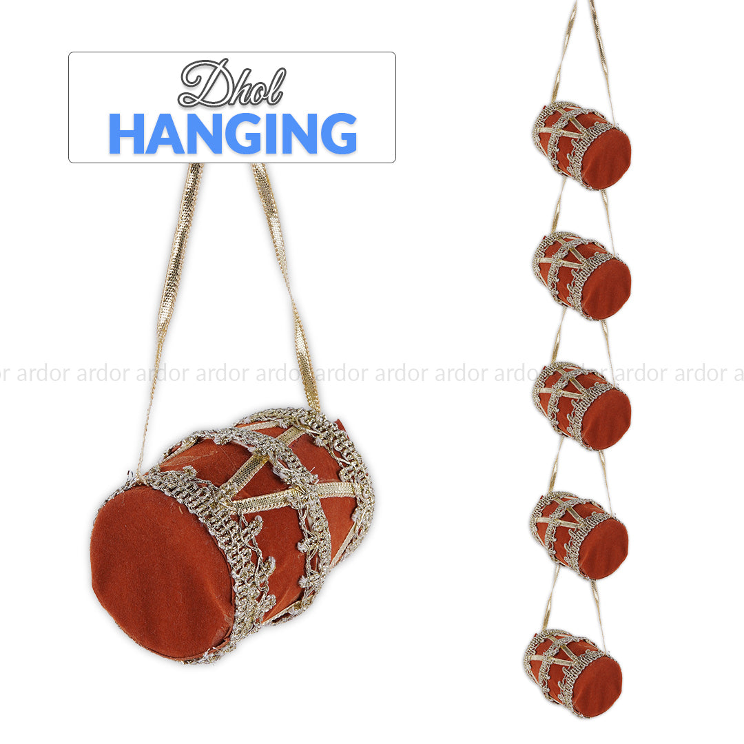 Dhol Hanging – Traditional Mehndi & Wedding Decoration