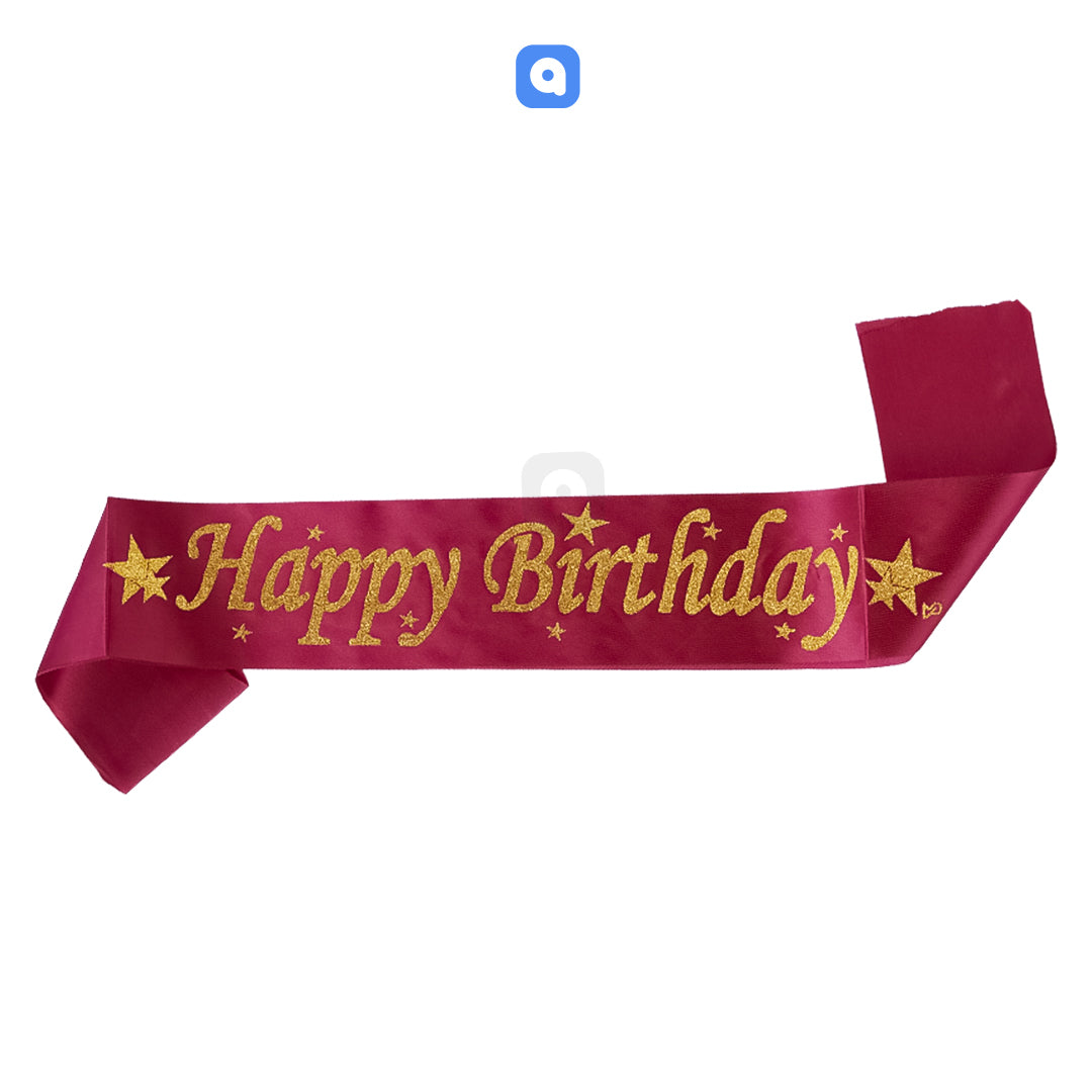 Happy Birthday Sashes – Multi Color Party Accessories | Ardor