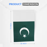 Pack of 100 - Pakistan Independence Day Buntings