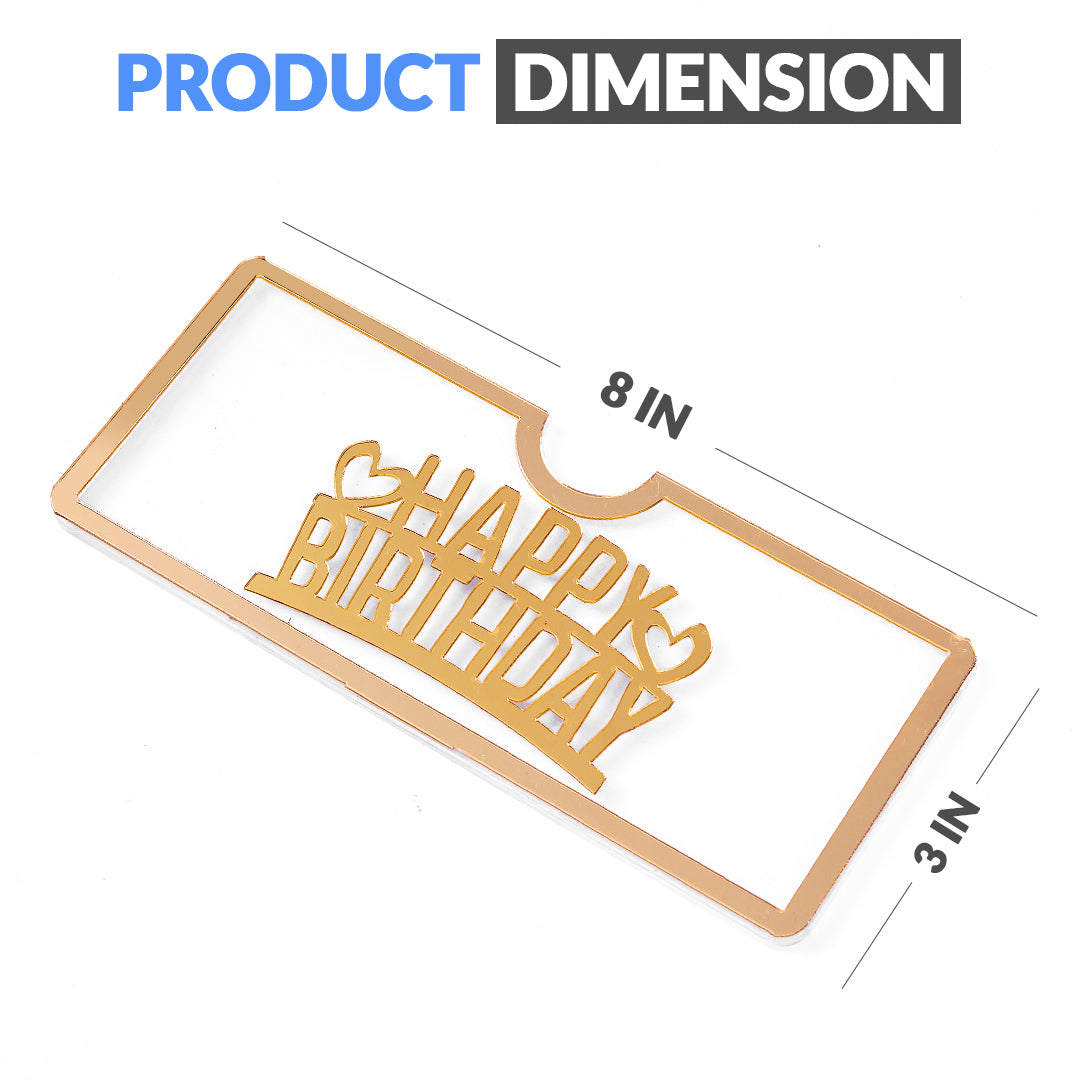 Happy Birthday Acrylic Envelopes