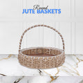 5 Pcs Set - Round Jute Baskets
