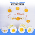 Artificial Flower Jewellery Set with Gajray – Wedding & Mehndi Accessories