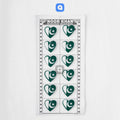 Pack of 12 - Heart Shape 14th August Badges