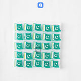 Pack of 25 - 14th August Badges - Rubber light Badges