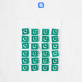 Pack of 24 - Pakistan Flag - 14th August Badges