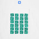 Pack of 24 - Pakistan Flag - 14th August Badges