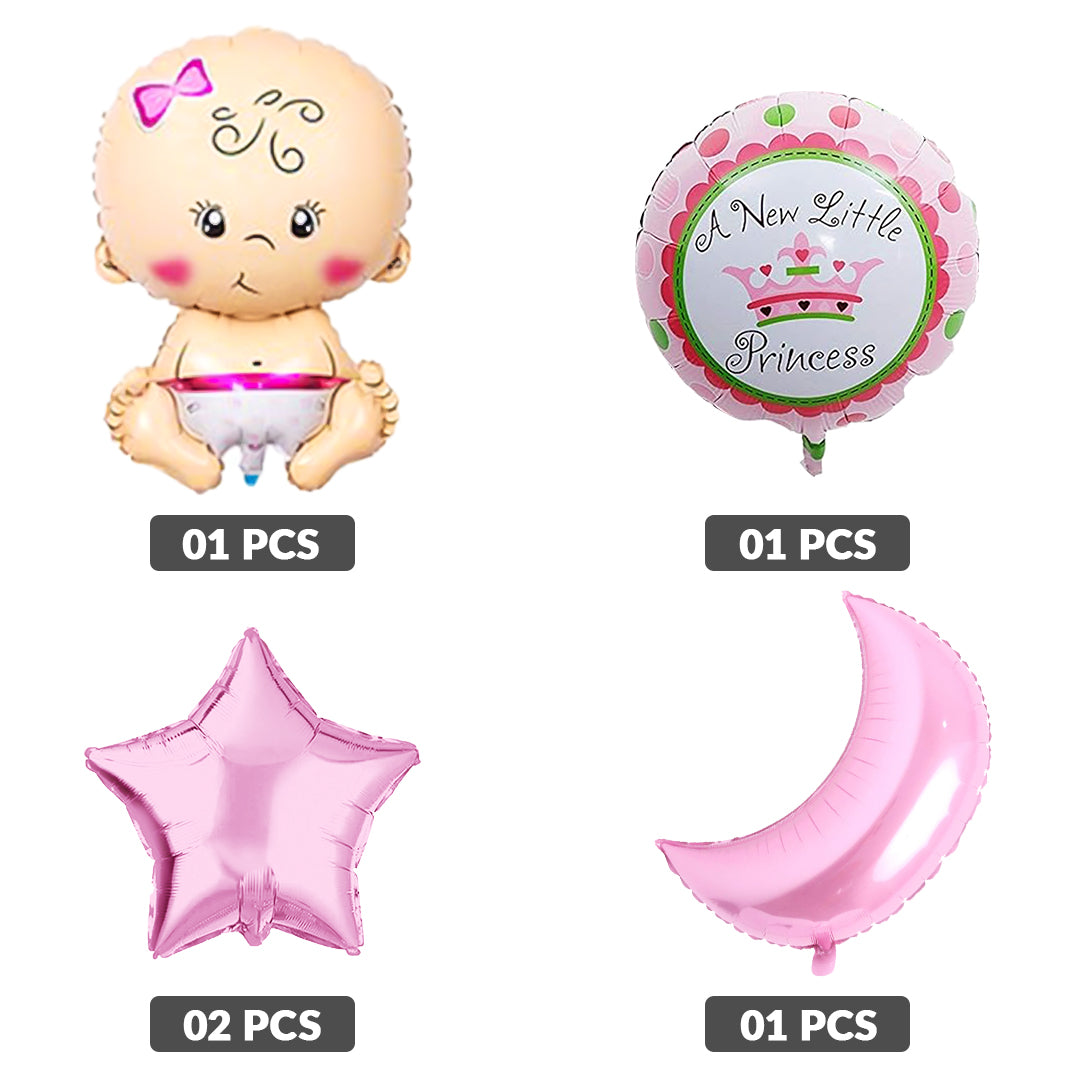 Its a Girl Foil Balloon Set