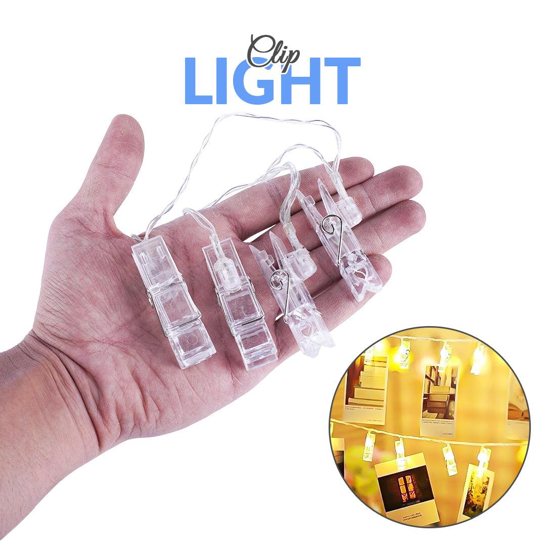 LED Clip Light – Decorative Photo Holder String Lights