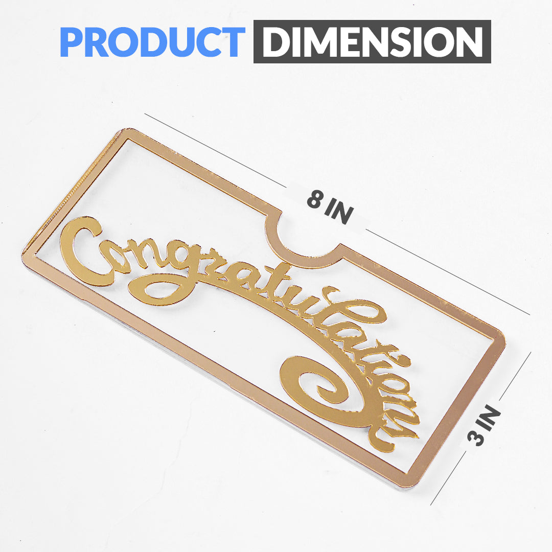 Congratulations Acrylic Envelopes
