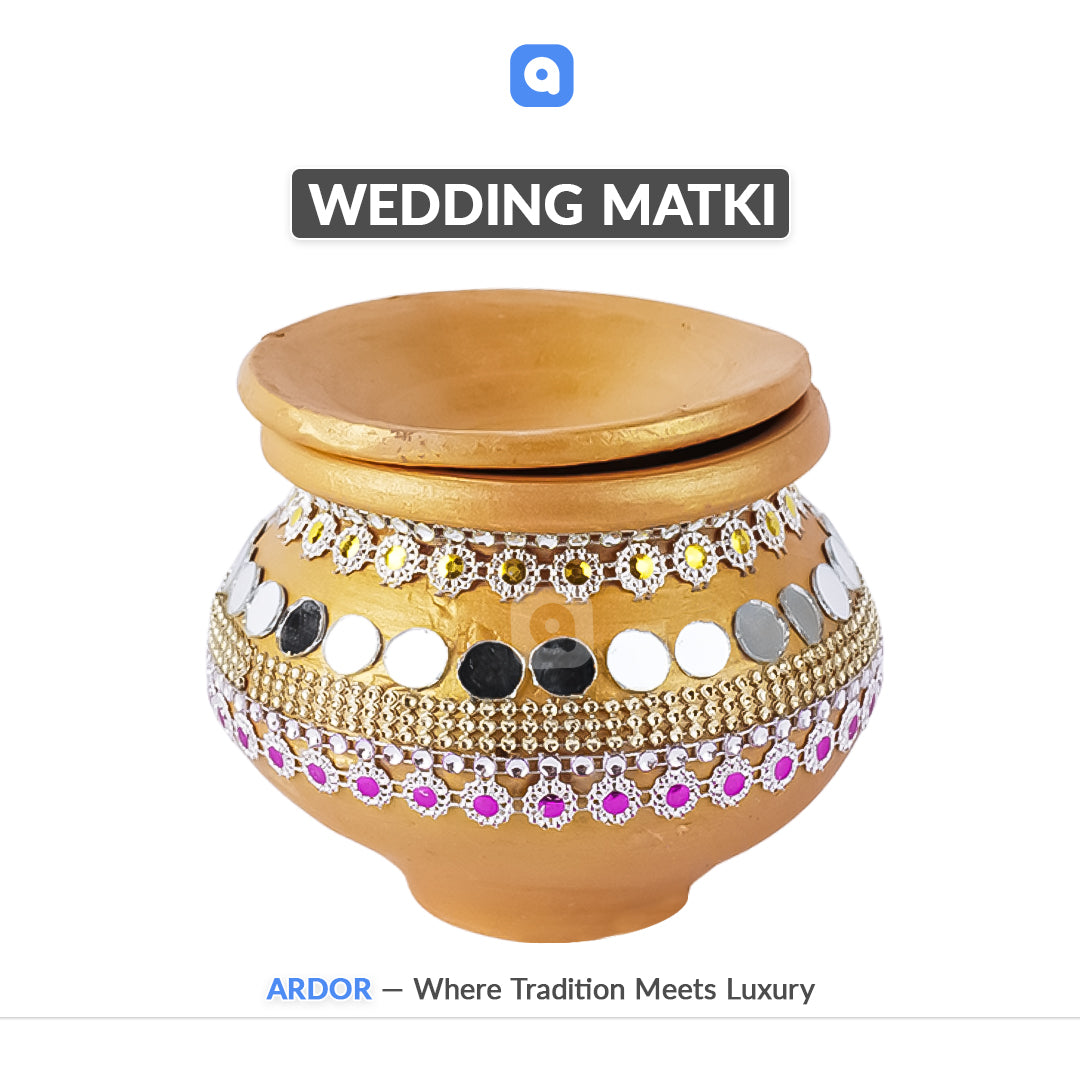 Decorative Clay Matki for Diwali & Festive Decor – Ardor Pakistan
