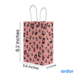 PInk Snow Leopard Print Pack of 12