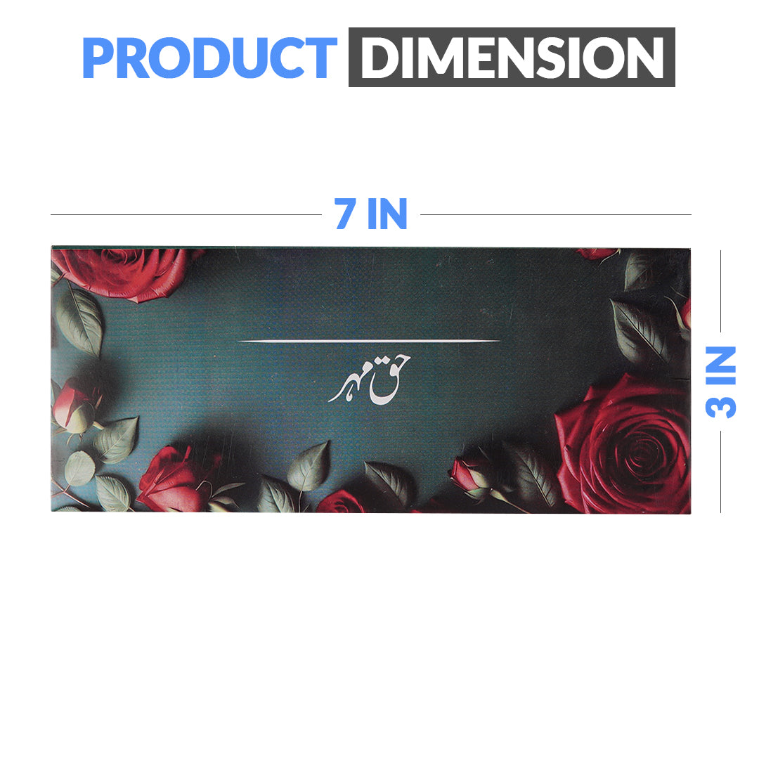 10 Pcs Wedding Envelops  Haq Mehar