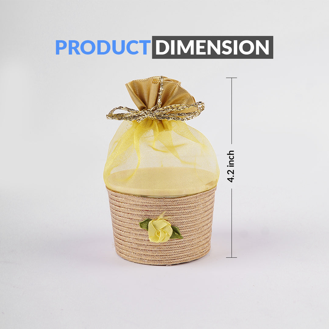 Pack of 10 - Fancy Cup Organza Pouches