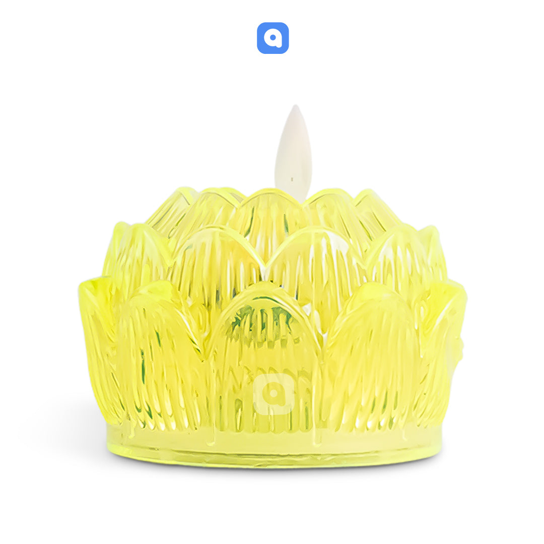 LED Decorative Tea Light Candles – 6 Pcs Colorful Set for Home & Events