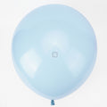 Pack of 50 - White Blue 18 Inch Latex Balloon - Ardor
