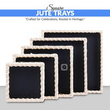 Off White Square Cane Basket