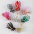 25 Pcs Multi Color Organza Fabric Nikkah Pouches