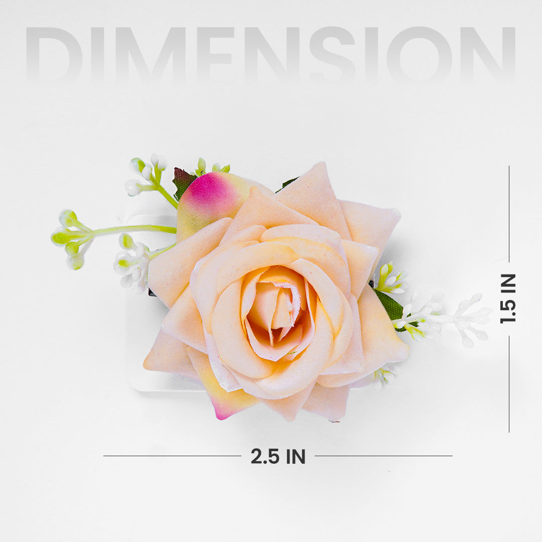 Fashion Flower Rose Hair Hairpin  For Woman Wedding Bridal Hair Clip Gifts