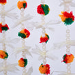 Small Pom Pom Garland 12 Pcs | For | Maiyo Mendi, Dholki, Nikkah, Wedding Decor |