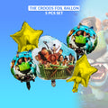 The Croods 5 Pcs Foil Balloon Set | Kids Party Decor by Ardor.pk