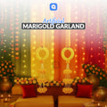 Artificial Marigold Garland - Single Lari – Mehndi Mayoun & Wedding Decoration