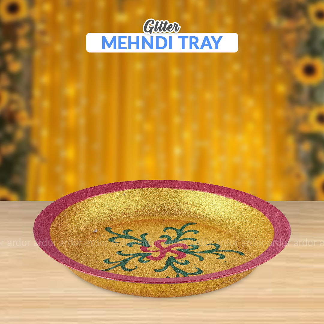 Glitter Fancy Tray - for Wedding decoration