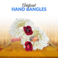 2 Pcs Fancy Artificial Jasmine Hand Bangles – Bridal & Mehndi Floral Jewelry