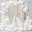 Pack of 100 | White Balloons Garland Kits | For Birthday, Anniversary, Bride to be, Baby Shower & Other Party Decor |