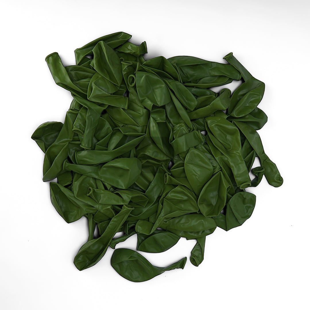 Pack of 100 - 2.8 gram - Olive Green latex Balloon