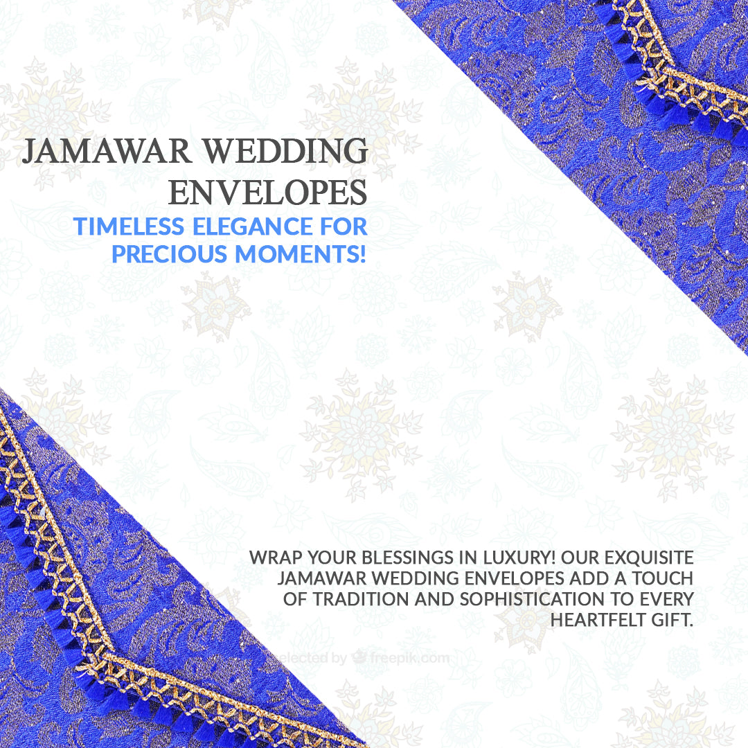 Jamawar Wedding Envelopes – Elegant Cash & Gift Holders