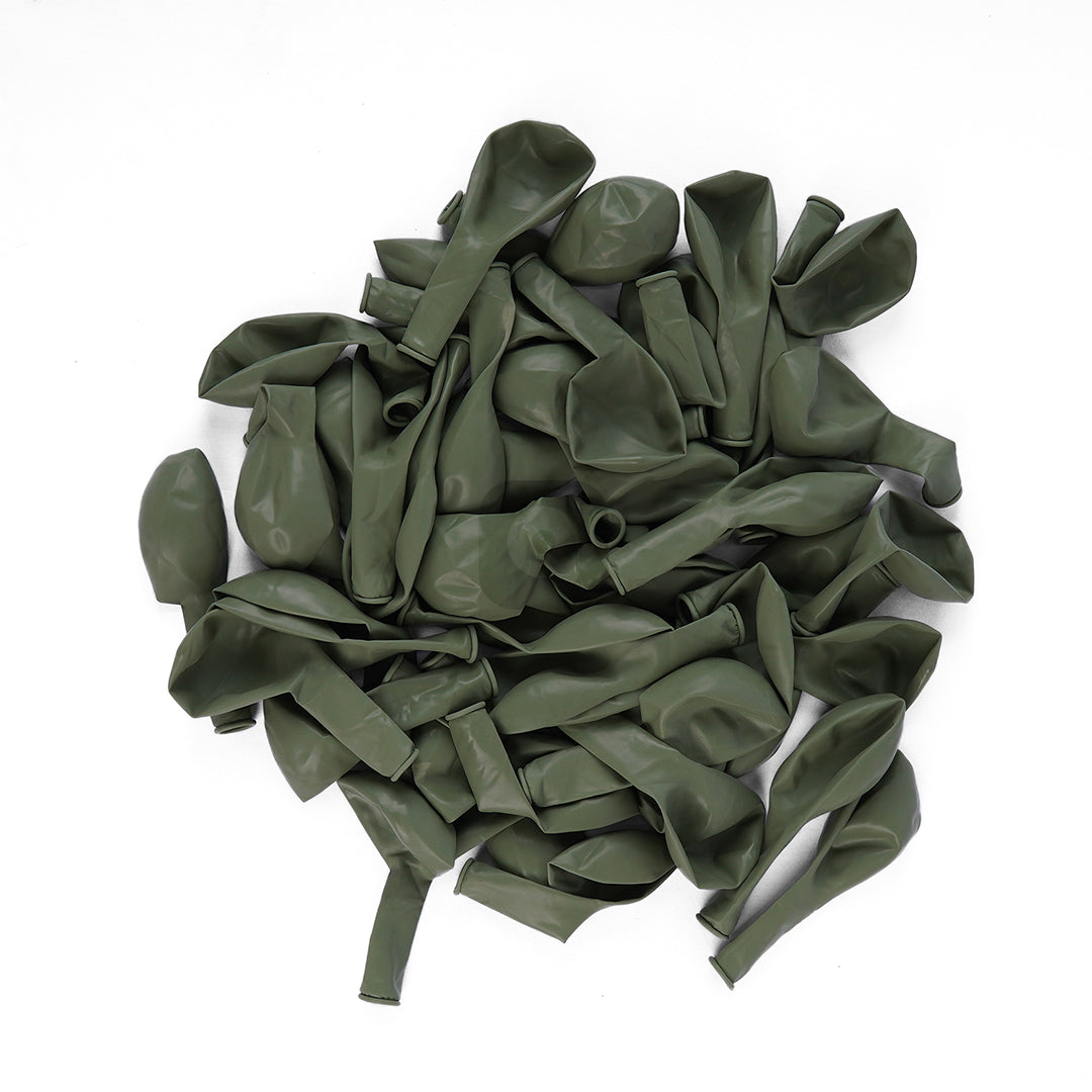 Pack of 100 - 2.8 gram -  Avacado green latex Balloon