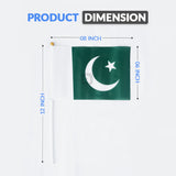 Pack of 12 - Pakistan Flag